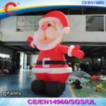 To Door 4m 6m 8m Design Giant Inflatable Santa Claus Outdoor Standing Christmas Old Man - 2