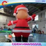 To Door 4m 6m 8m Design Giant Inflatable Santa Claus Outdoor Standing Christmas Old Man - 4