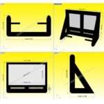 To Door Giant 8mx6m Inflatable Movie Screen 16 9 Projection Large Outdoor Portable Film Play - 3