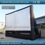 To Door Giant 8mx6m Inflatable Movie Screen 16 9 Projection Large Outdoor Portable Film Play - 4