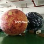 Giant Inflatable Earth Globe With Led Moon Ball Ground Planets Balloon Light For Events - 6