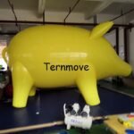 Giant Led Inflatable Pig Balloon With Light Pvc Advertising Promotion Helium Floating Custom Large Ground - 3
