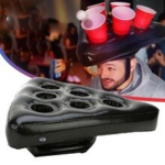 Inflatable Beer Pong Hat Floating Game For Swimming Pool Party Beach Toys Kids Giant