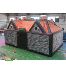 To Door 10x6x5mh Irish Pub Inflatable Party House Cabin Tent Bar