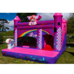 5x4m Inflatable Games Fairy Castle Bouncy Kids Bounce House With Slide