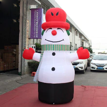 Personalized 10 Feet Inflatable Christmas Snowman Holiday Decoration Toys