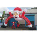 6m 20ft Inflatable Christmas Arch Giant Archway Merry Santa Head