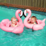 Baby Swimming Ring Seat Pool Accessories Piscine Swim Water Kid Swan Inflatable Toy