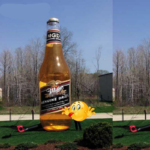 Mzqm Inflatable Advertising Product Beer Bottle For Decoration Toys Model