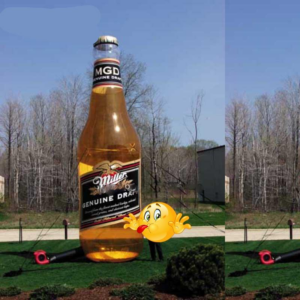 Mzqm Inflatable Advertising Product Beer Bottle For Decoration Toys Model