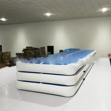 Customized Size Inflatable Air Track Mats 1-3m Gymnastics Mat For Training Dwf Material Tumbling Hot Floor