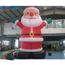 Door Advertising Inflatable Santa Claus Outdoor Giant Christmas Father Old Man