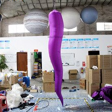 Outdoor 2 4-4mh Purple Infaltable Model For Party Shop Decoration Inflatable Led Light-up Inflatabe Toy