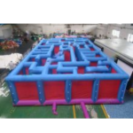 To Door 10x7m Inflatable Haunted House Maze Laser Tag Game Arena