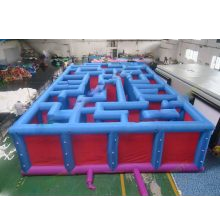 To Door 10x7m Inflatable Haunted House Maze Laser Tag Game Arena