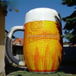 Exquisite 6m Inflatable Giant Beer Glass Advert Cup For Party Decoration