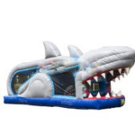 Deep Sea Giant Shark And Modeling Inflatable Slide For Children