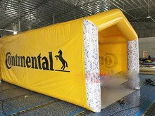 Yellow Inflatable Garage Tent Waterproof Family