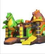 Dinosaur Series Custom Inflatable Trampoline Slide