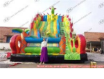 Giant Slide Park Children's Amusement Trampoline Combination Various Of Customized
