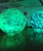 Planets Globe Balloon Giant Led Light Inflatable Earth For Events