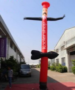 Personalized 20 Feet Long Air Dancer Chef Inflatable 6 Meters Dancers Wave Man Toy