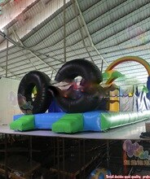 Giant Inflatable Obstacle Adult Course Coco Tree Themed Race Game