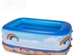 Inflatable Hot Rectangle Swimming Pool Home Use Thicken Paddling Pools Baby Bathtub Child Toy G2008
