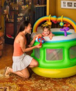 Inflatable Castle Small-scale Home Use Children Trampoline Pvc Indoor And Outdoor Child Toy G2003