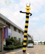 Personalized 8 Meters Bee Inflatable Air Dancer Sky Dancing Man Animal Toys