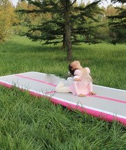 3m Inflatable Gymnastic Mat Taekwondo Flip Household Air Track Floor Trampoline Yoga Multifunctional Sports