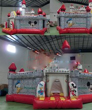 Good Inflatable Bounce Children's Park Kids Jumping Round Bouncer Castle