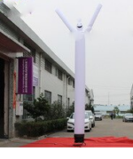 Personalized 20 Feet White Inflatable Flying Kite Tube 6 Meters Float Custom Toy