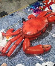Personalized 16 Feet Length Giant Inflatable Crab 5 Meters Decorative Air Toys