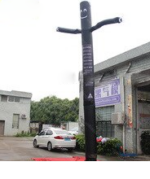 Personalized 23 Feet Black Air Tube Man Inflatable Advertising 7 Meters Long Toys