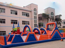 Pvc Obstacle Course Inflatable Giant Bounce House