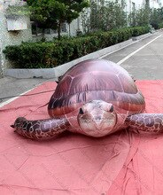 Personalized 3x2 7 Meters Big Inflatable Turtle Sea Balloon Toys