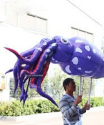 Personalized 2 4 Meters Big Inflatable Squid Costume For Adults Toys