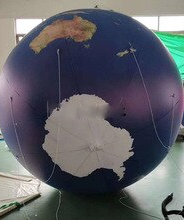 Giant Inflatable Earth Planets Ball For Advertising Globe Environmental Protection