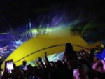 Outdoor Advertising Vegetables Balloon Giant Inflatable Banana Fruit Model For Party Parade Decoration