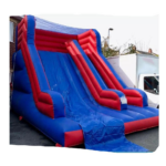 6m 20ft Red Blue Pvc Inflatable Slide Commercial For Kids Adults With Blower