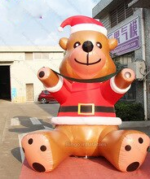 3 5m Tall Inflatable Christmas Bear Brown 11 5ft Sitting Teddy Bear- Toy