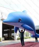 6m Air Tight Giant Inflatable Dolphin 20ft Sealed -inflatable Toy