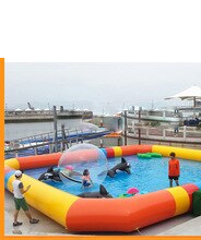 Air Pump Inflatable Rectangle Swimming Pool With Good Price For