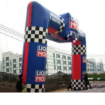 Customized 7 8x6m Inflatable Start And Finish Line Arches Motor Race Archway -toys