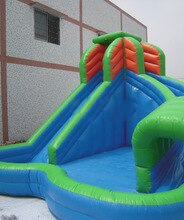Small Inflatable Pool Slide Production Base Of Professional Water