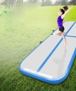 Airtrack Tumbling Inflatable Bouncer Gymnastics Floor Trampoline Electric Air Pump For Home Use Training Cheerleading Beach Gift