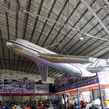 Custom Made 20 Feet Length Giant Inflatable Plane Advertising 6m For Decoration Toys