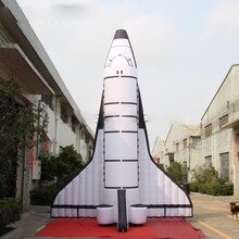 5m 16ft Giant Inflatable Space Shuttle With Logo Spaceship Model For Event