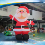 To Door 4m 6m 8m Design Giant Inflatable Santa Claus Outdoor Standing Christmas Old Man